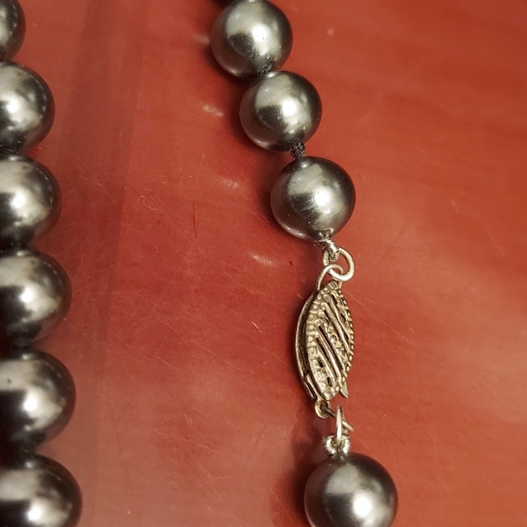 Hematite genuine stone necklace - Picture 4 of 7